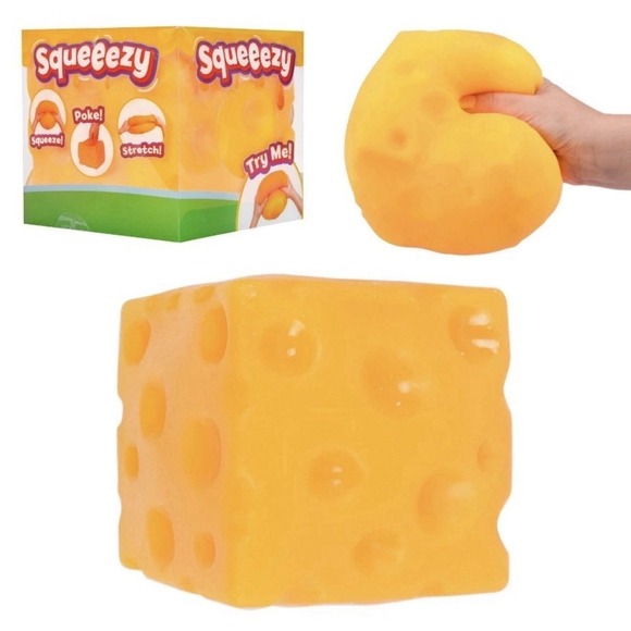 Viral Smushmart Jumbo Squeezy Cheese & Sunny Days Butter Squishy Toy TIKTOK  2x - Picture 2 of 6
